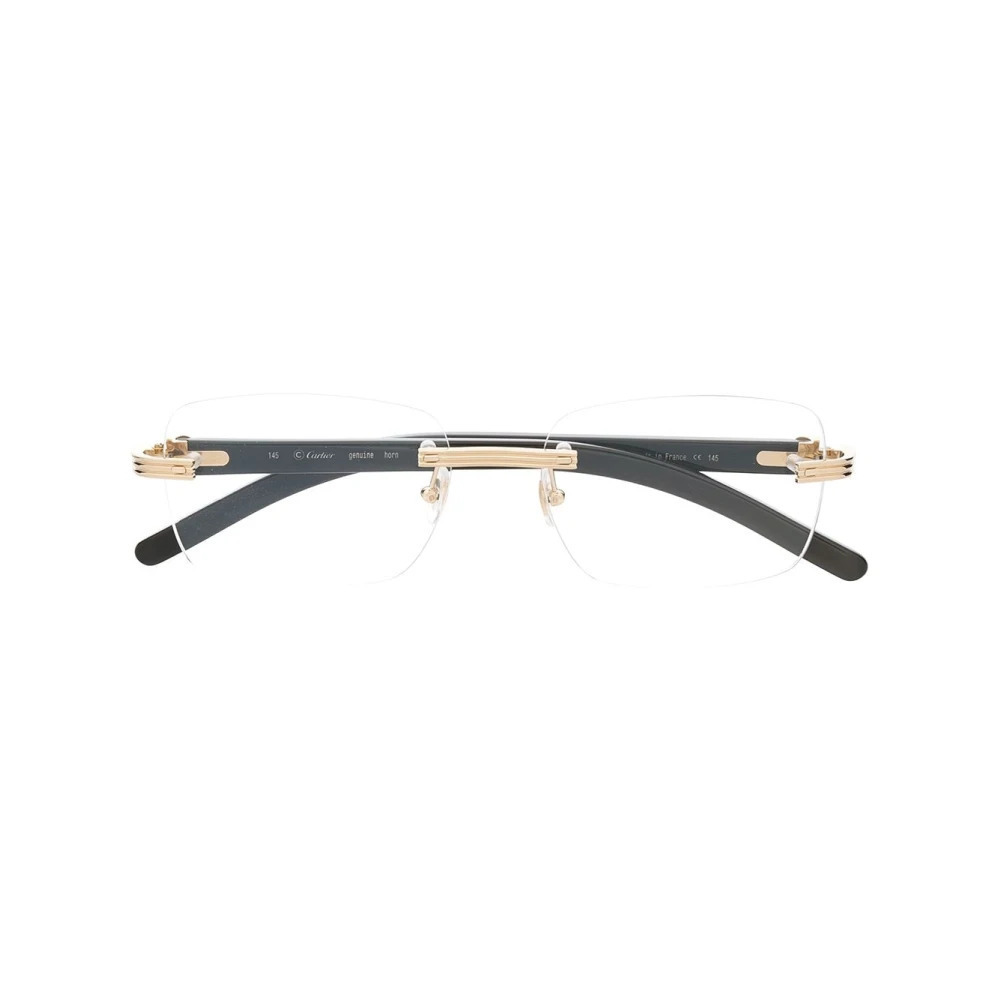 Cartier Ct0052o-007 Eyeglasses Silver Blue Metal